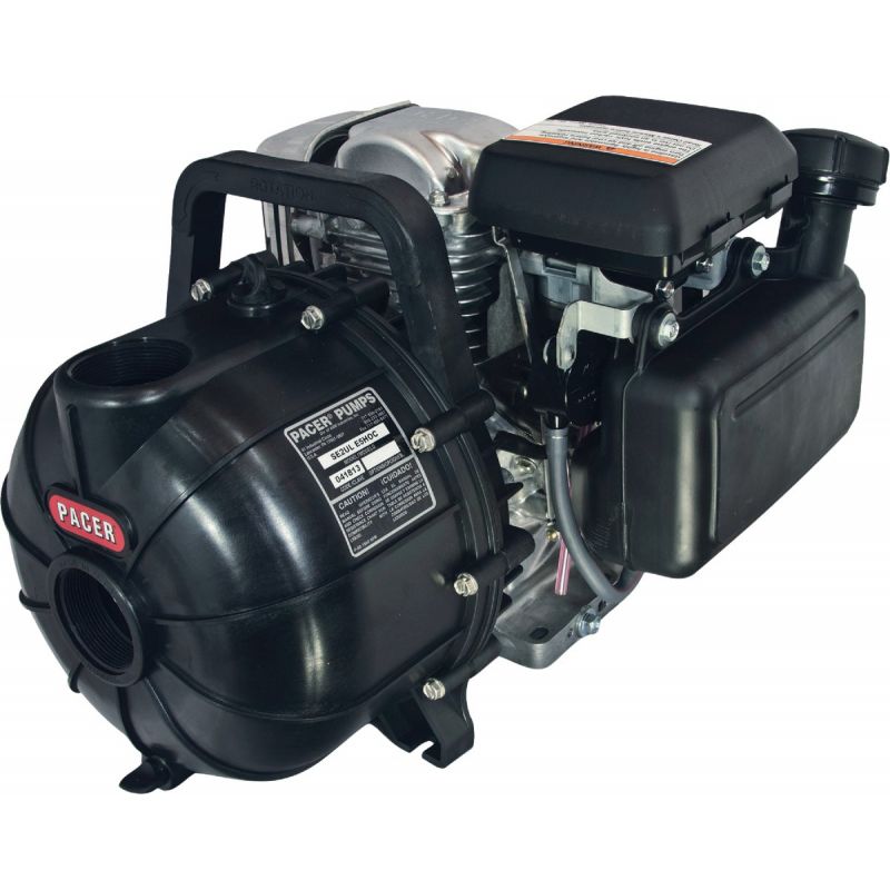Pacer Pumps 5.5 HP Self-Priming Gas Engine Transfer Pump 5.5 HP, 200 GPM
