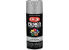 Krylon Fusion All-In-One Spray Paint &amp; Primer Metallic Silver, 12 Oz.