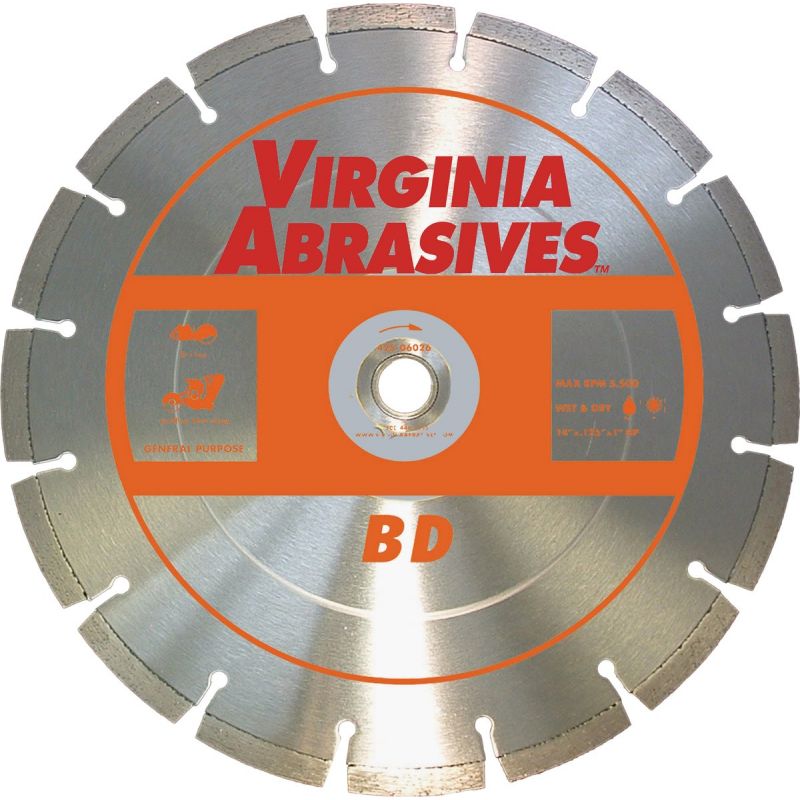 Virginia Abrasives Concrete BD Diamond Blade