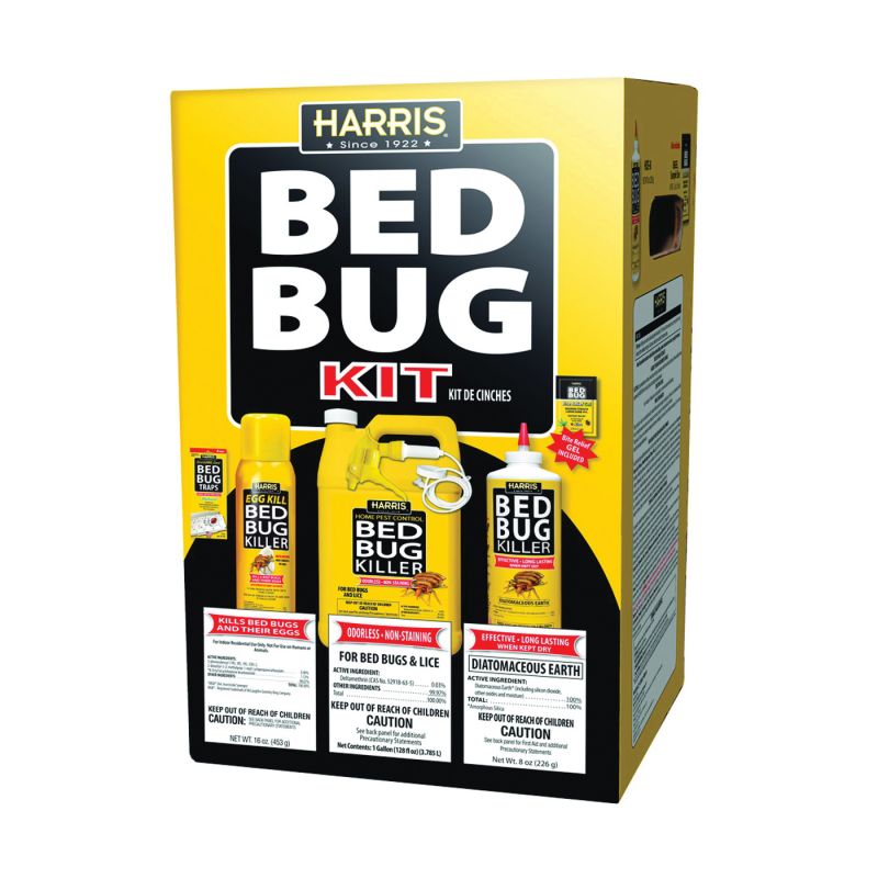 Harris BBKIT-LGVP-4 Bed Bug Insect Killer, Clear Clear