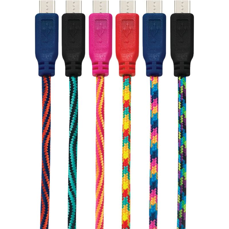 GetPower 10 Ft. Micro USB Charging &amp; Sync Cable Multi