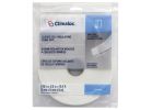Climaloc CF12005 Foam Tape, 3/8 in W, 16.4 ft L, 3/16 in Thick, Polyethylene, White White