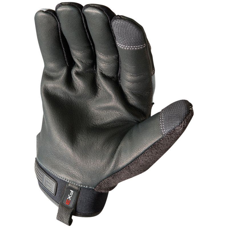 Wells Lamont FX3 HydraHyde Cold Weather Men&#039;s Work Gloves L, Gray &amp; Black