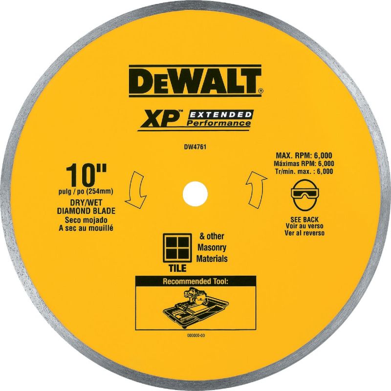 DeWalt XP Tile Diamond Blade