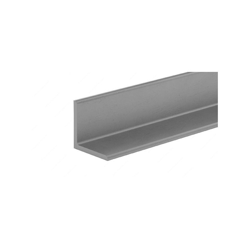 Reliable Mekano Series AA172 Angle Stock, 72 in L, 1/16 in Thick, Aluminum