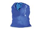 Honey-Can-Do LBG-01161 Mesh Laundry Bag, Drawstring Closure, Fabric, Blue Blue