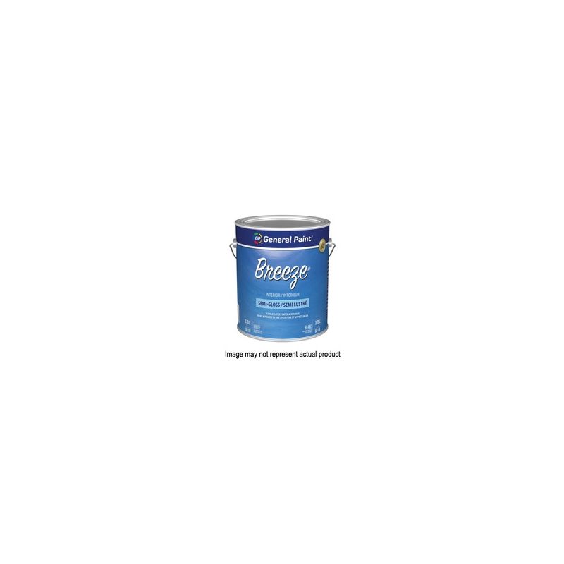 General Paint 50-110-20 Interior Paint, Semi-Gloss Sheen, White, 5 gal, 310 to 420 sq-ft Coverage Area White