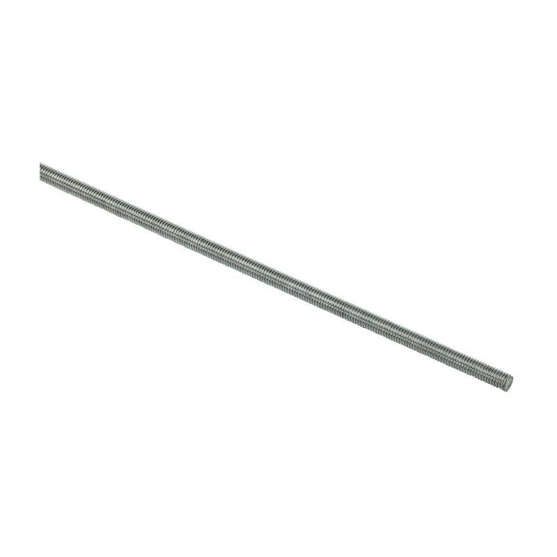 Stanley Hardware 4007BC Series N218-321 Threaded Rod, #10-32 Thread, 36 in L, Fine Grade, Stainless Steel, UNF Thread