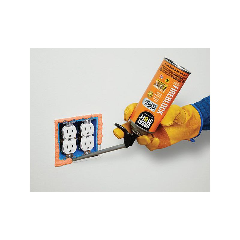 Great Stuff 99112831 Fireblock Insulating Foam Sealant, Orange Orange
