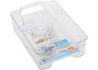 Dial Industries Stacking Refrigerator Organizer 8.5 In. W. X 3.75 In. H. X 12.5 In. D., Clear