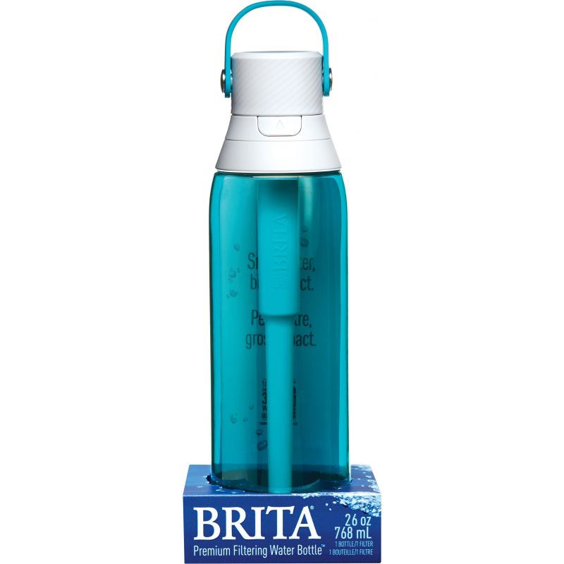Brita Premium Hard Sided Water Bottle 26 Oz., Sea Glass