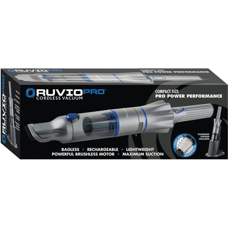 Ruvio Cordless Handheld Vacuum Cleaner Gray