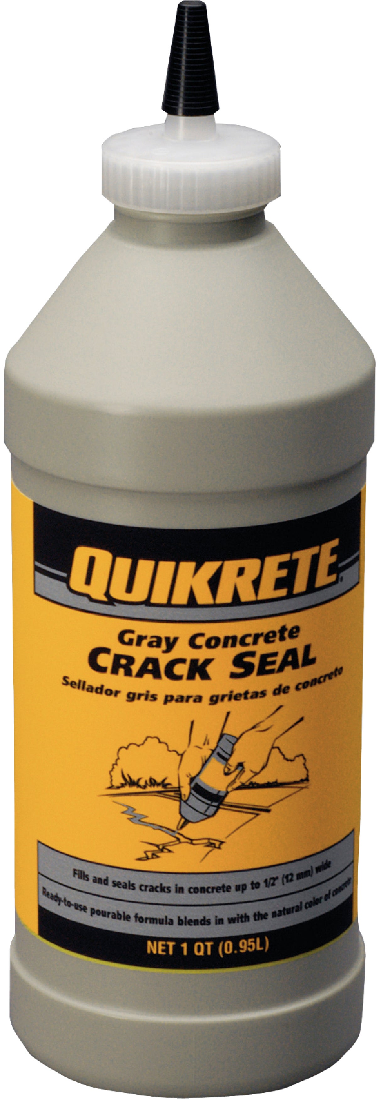 Quikrete Concrete Crack Seal Natural 1 Qt Gray (Lot Of 3)