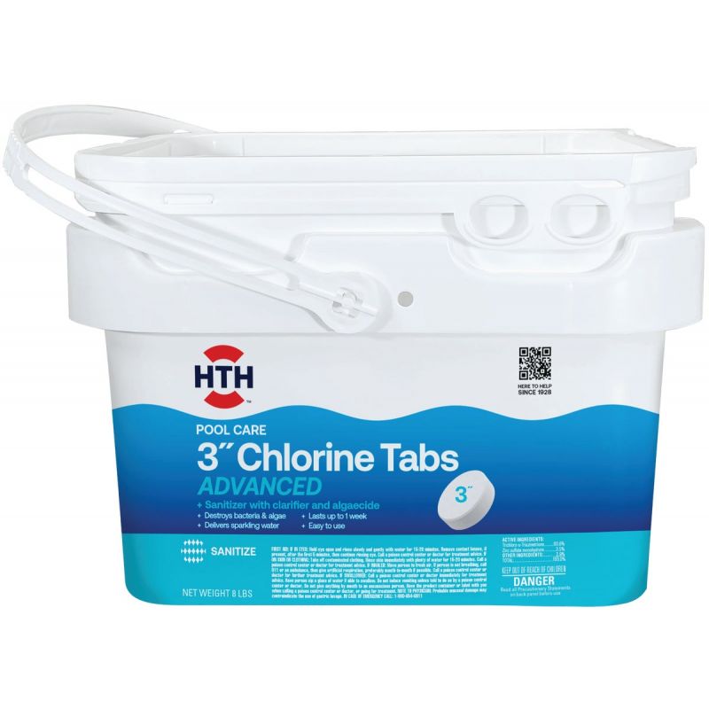 HTH Chlorine Tabs Advanced 8 Lb.