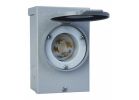 Reliance Controls PB30 Power Inlet Box, 30 A, 125/250 V, Gray Gray