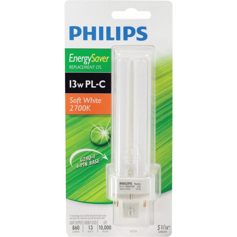 Philips PL-C Quad G24 CFL Light Bulb