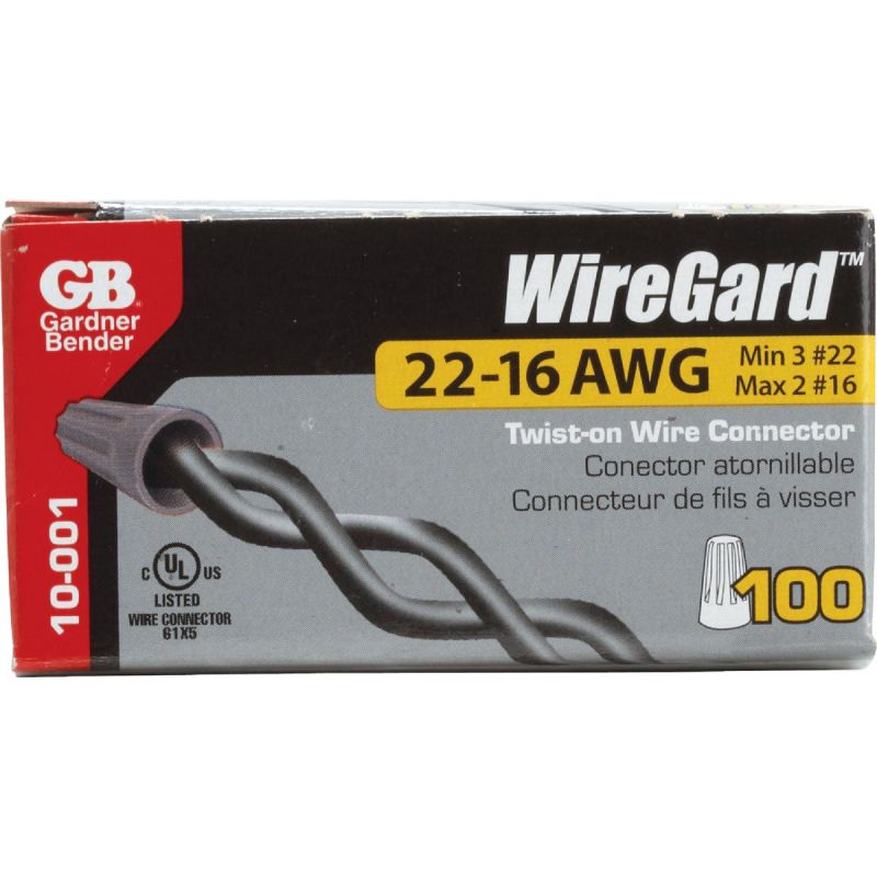 Gardner Bender WireGard Wire Connector Miniature, Gray