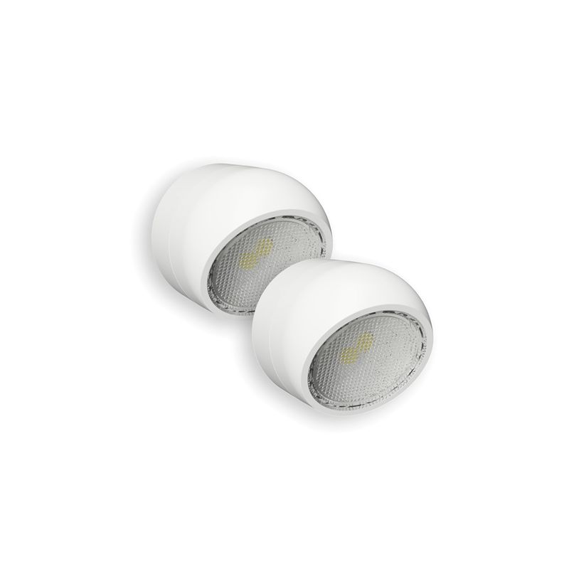 AmerTac NL-DRCL-2 Directional Night Light, 120 V, 0.3 W, LED Lamp, Warm White Light, 1 Lumens, 3000 K Color Temp