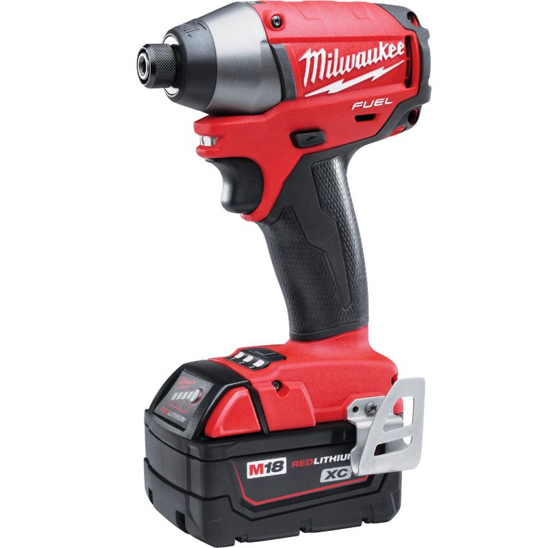 Milwaukee M18 FUEL Lithium-Ion Brushless Cordless Impact Driver Kit 1/4 In. Hex
