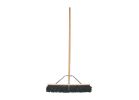 Birdwell 5027-4 Contractor Push Broom, 3 in L Trim, Polystyrene Bristle, Hardwood Handle