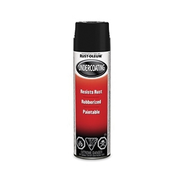 Rust-Oleum 248657 Rubberized Undercoating Spray, 15 oz, Black