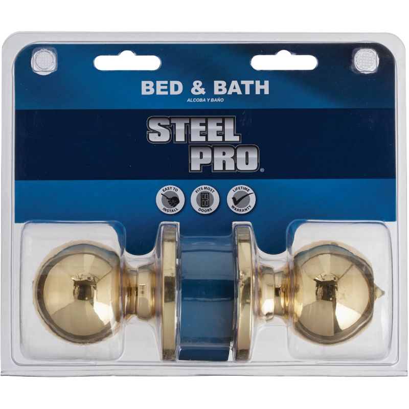 Steel Pro Ball Bed &amp; Bath Knob