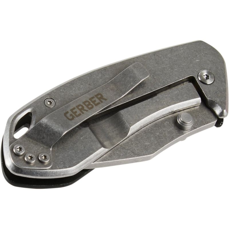Gerber Kettlebell Compact Folding Knife Gray, 2.5 In.