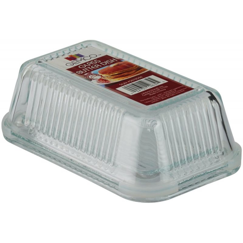 Gemco Butter Dish Clear