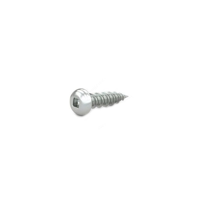 Reliable PKWZ634VP Screw, #6-18 Thread, 3/4 in L, Full, Twin Lead Thread,  Pan Head, Square Drive, Regular Point, Steel