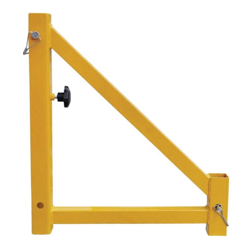 ProSource YH-TR001-2 Scaffold Outrigger, Steel, Yellow, Powder Coated, For: 8795478 Model Scaffold Yellow