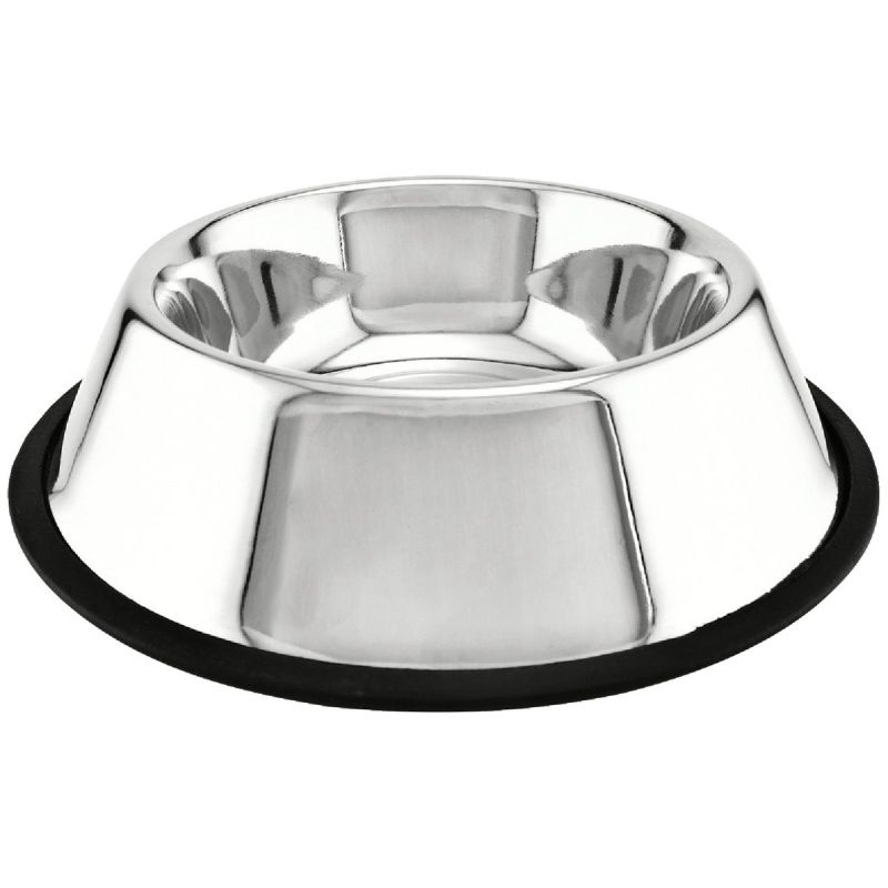 Westminster Pet Ruffin&#039; it Stainless Steel Non-Skid Pet Food Bowl 24 Oz., Stainless Steel