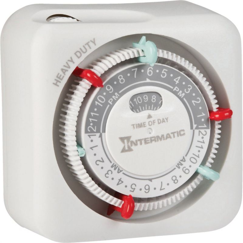 Intermatic Indoor Plug-In Timer White, 15A Resistive