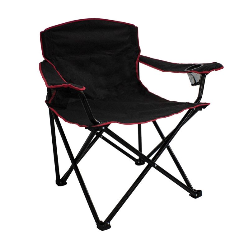 Seasonal Trends HQC01051-OR Quad Folding Chair, 89 cm W, 64 cm D, 90 cm H, 500 lb Capacity, Oxford Seat, Steel Frame 500 Lb (Pack of 4)