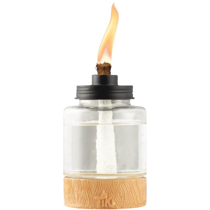 Tiki Modern Glass Table Torch Clear (Pack of 4)