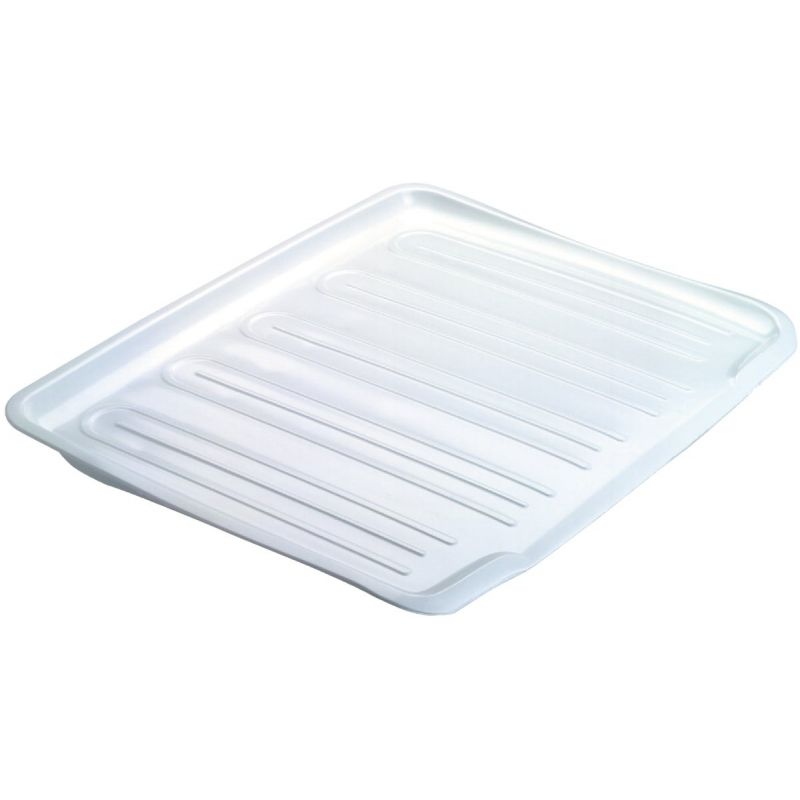 Rubbermaid Sloped Drainer Tray 14.7 In. W. X 1.3 In. H. X 18 In. L., White