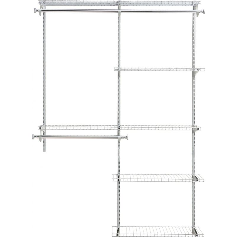 Rubbermaid Configurations 4 Ft. To 8 Ft. Adjustable Closet System