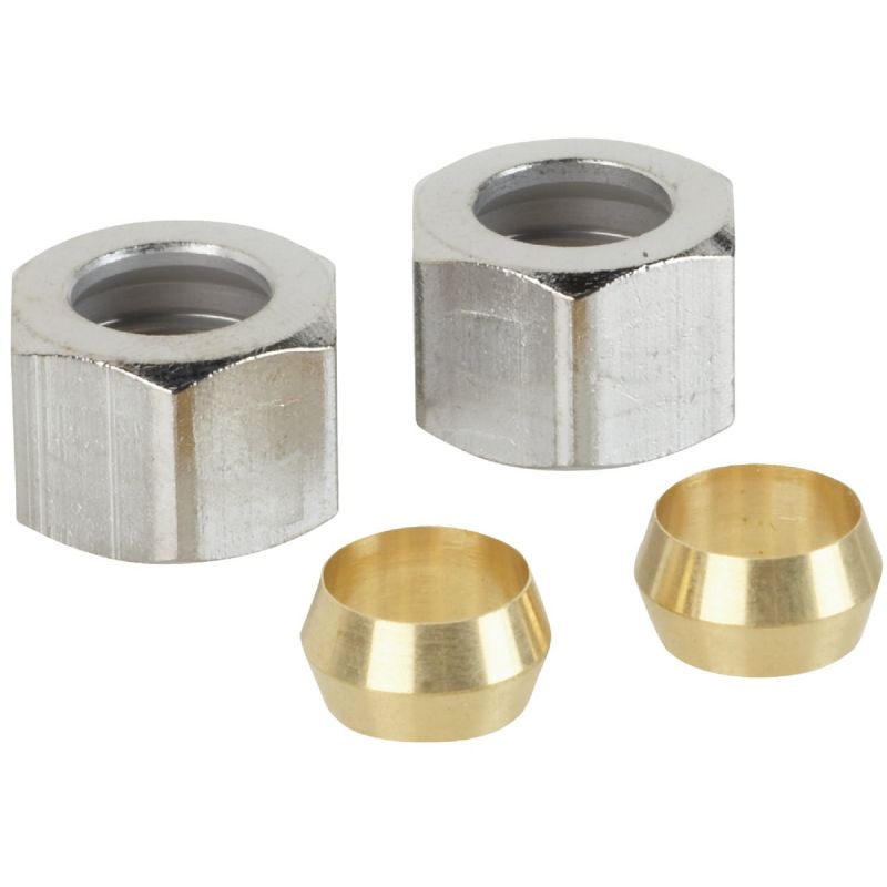 Do it Compression Nut And Ring 3/8 OD Tube