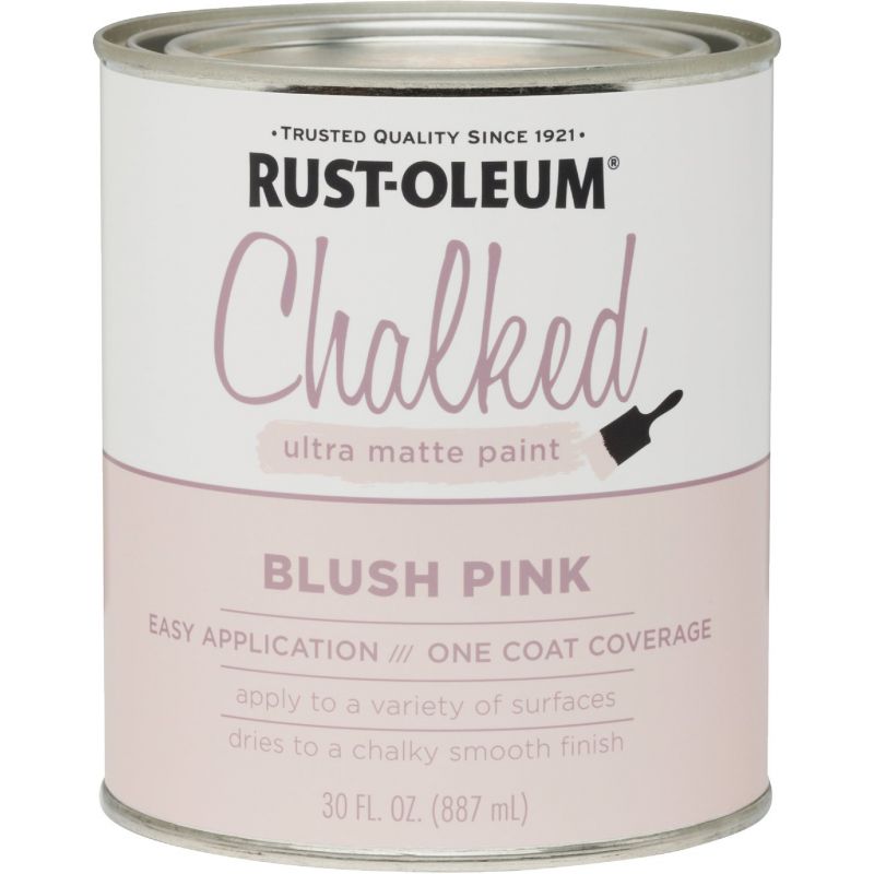 Rust-Oleum Chalked Ultra Matte Chalk Paint Blush Pink, 30 Oz.