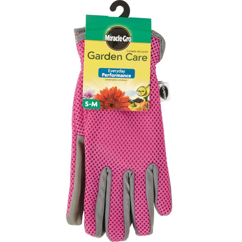 Miracle-Gro Garden Care Garden Gloves S/M, Pink