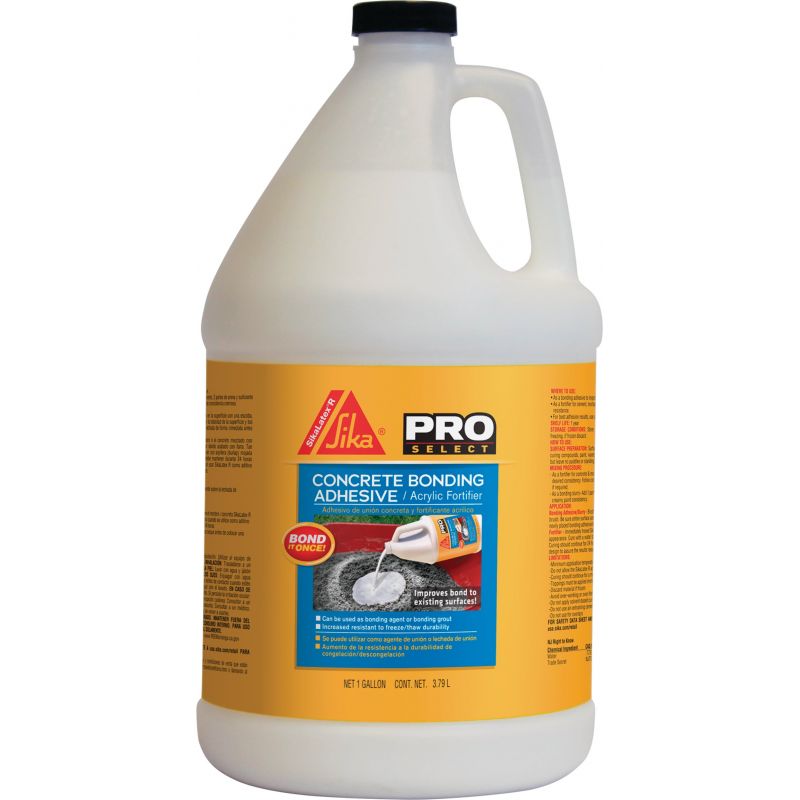 SikaLatex R Pro Select Concrete Bonding Agent &amp; Acrylic Fortifier 1 Gal.