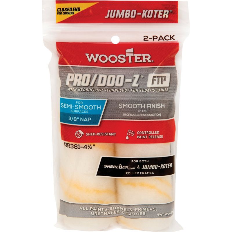 Wooster Jumbo-Koter Pro/Doo-Z FTP Woven Fabric Roller Cover