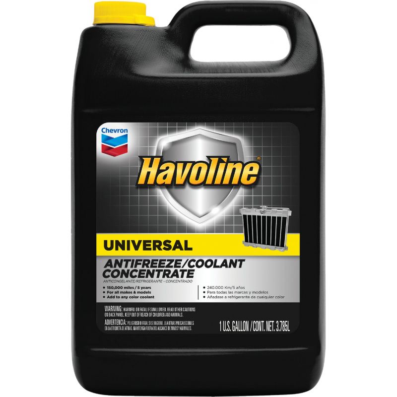 Havoline Universal Automotive Antifreeze/Coolant Yellow, 1 Gal. (Pack of 6)