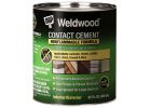 DAP 25332 Contact Cement, Liquid, Slight, White, 1 qt, Can White
