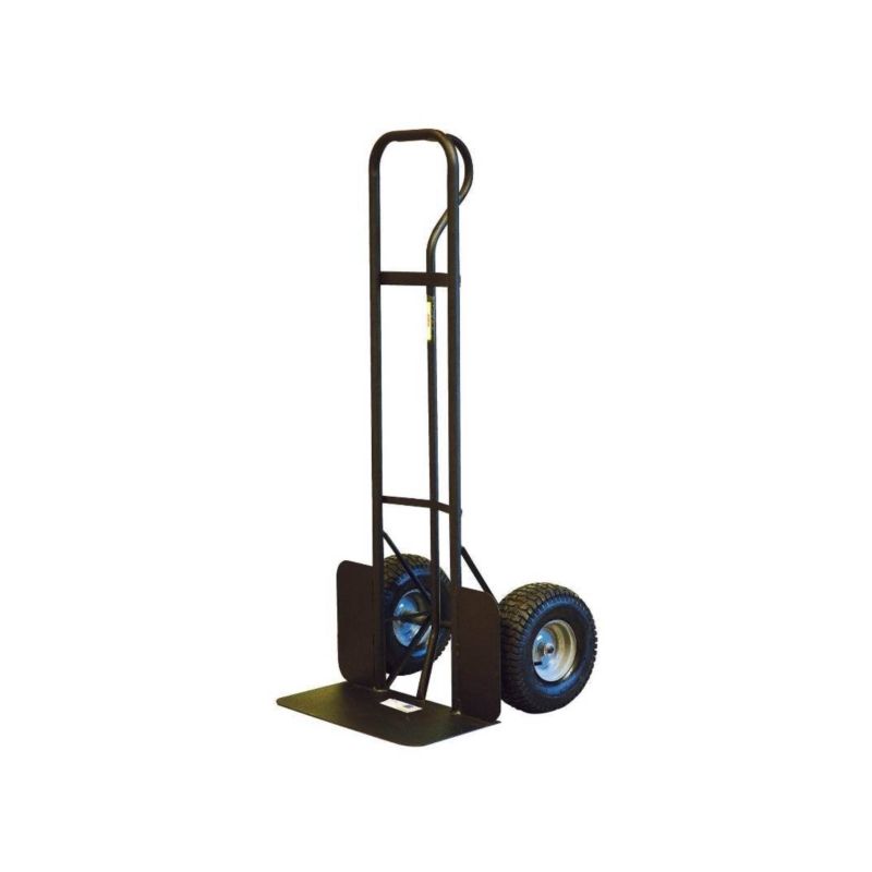Milwaukee Hand Truck 49977 Hand Truck, 14 in W Toe Plate, 12 in D Toe Plate, 1000 lb, Pneumatic Caster