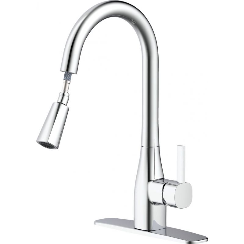 Home Impressions Single Handle Pull Down Kitchen Faucet Modern