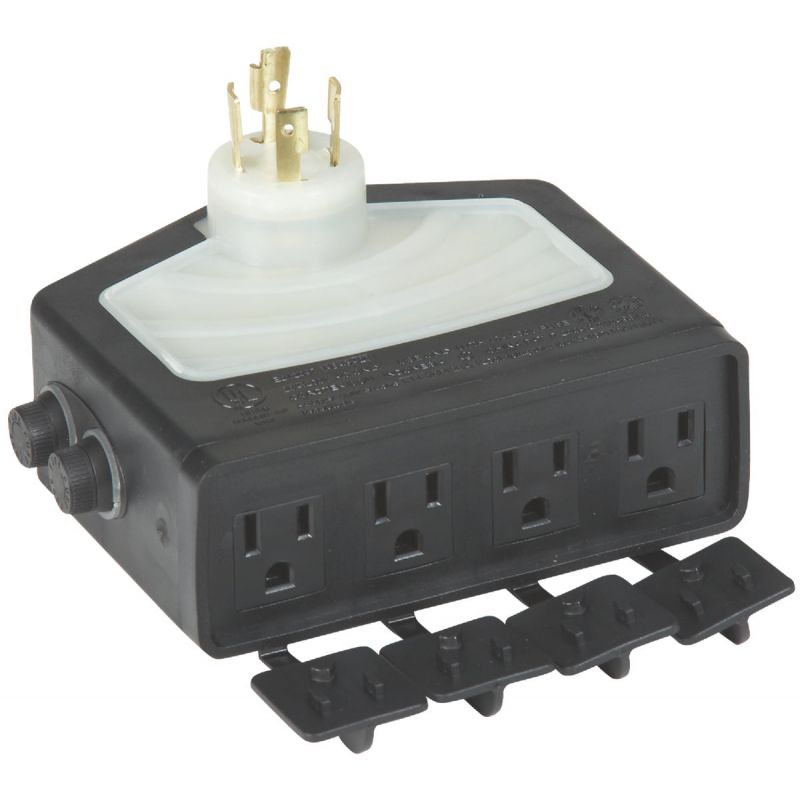 Do it Black 4-Outlet Generator Adapter 20