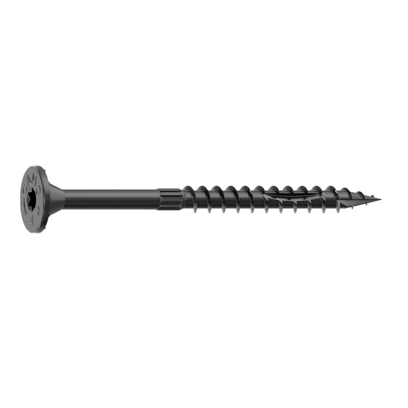 Camo 0366204 Structural Screw, 5/16 in Thread, 4 in L, Flat Head, Star Drive, Sharp Point, PROTECH Ultra 4 Coated, 50