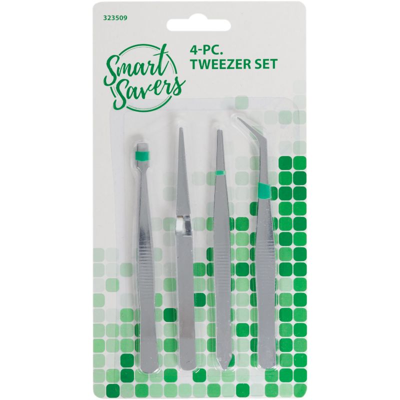 Smart Savers Tweezer Set Assorted (Pack of 12)