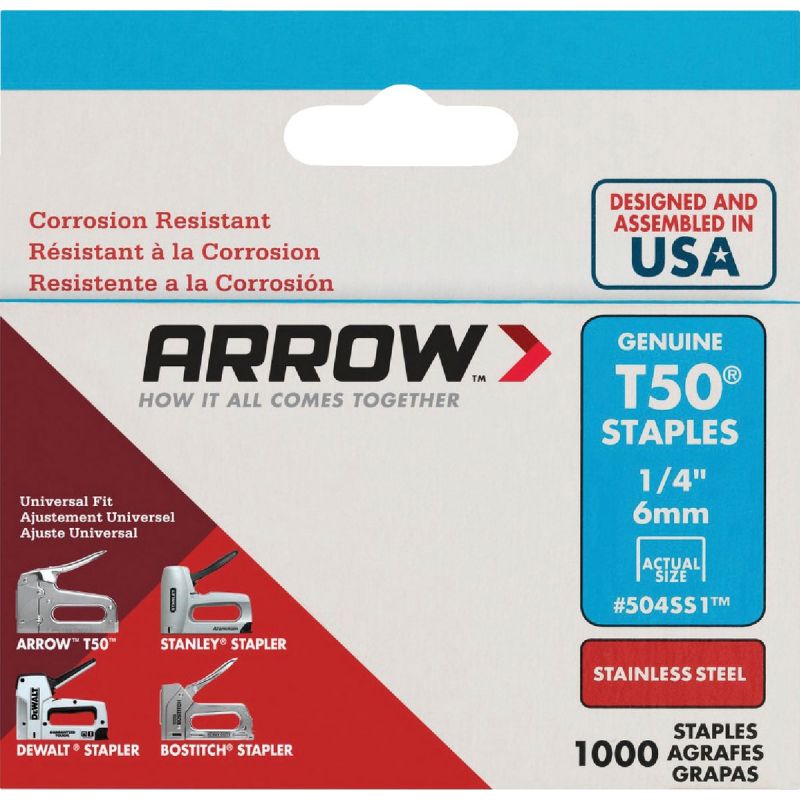 Arrow T50 Heavy-Duty Stainless Steel Staple