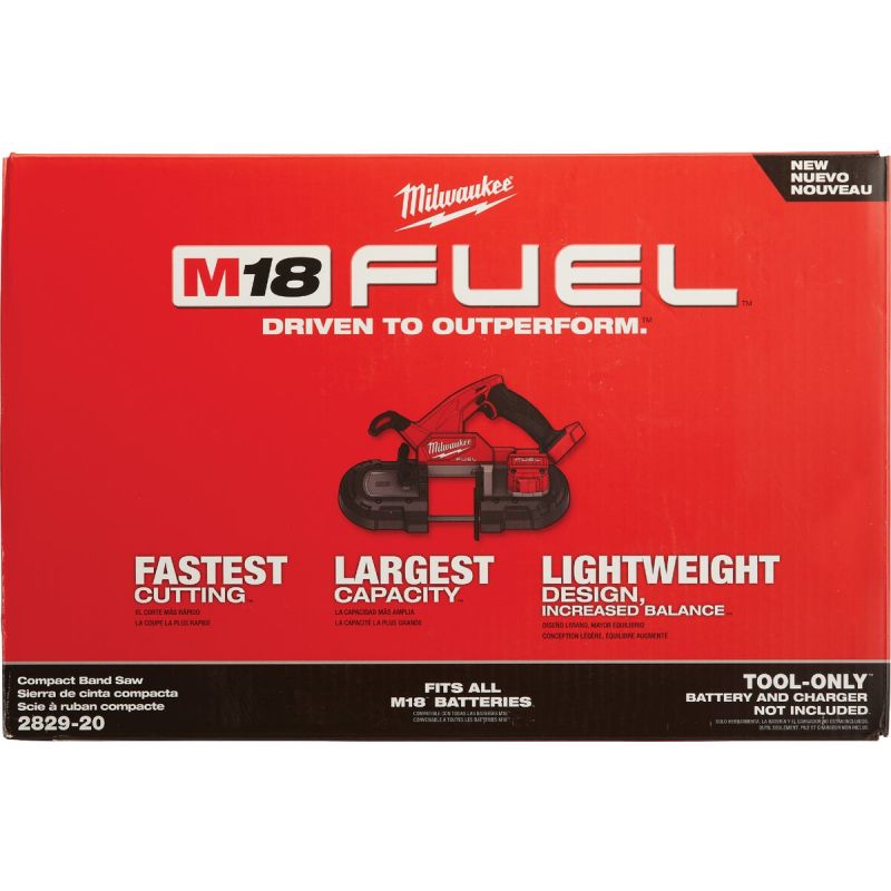 Milwaukee M18 FUEL Lithium-Ion Brushless Compact Cordless Band Saw - Tool Only